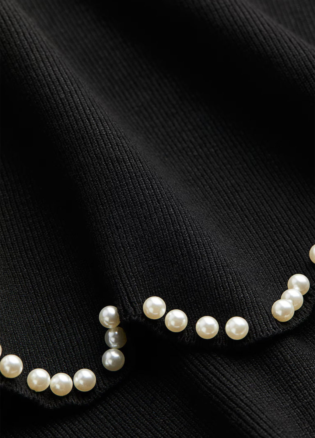 Черная кэжуал однотонная юбка H&M