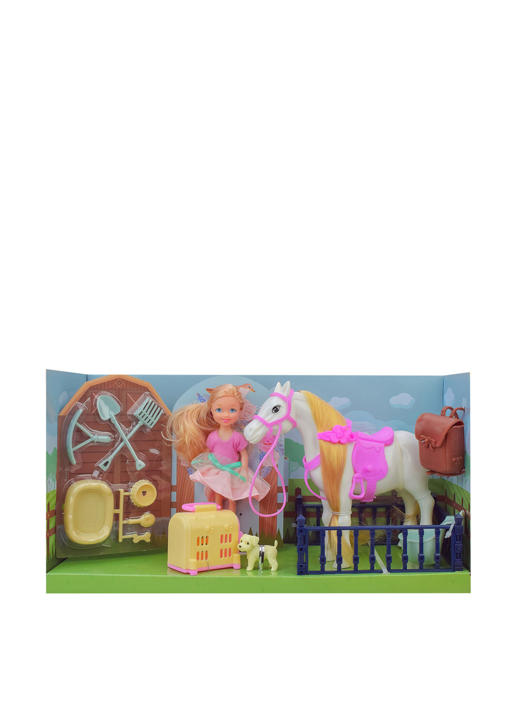 Ігровий набір Jinxing лялечка та конячка, 19х36х12, 5 см Shantou (286310434)