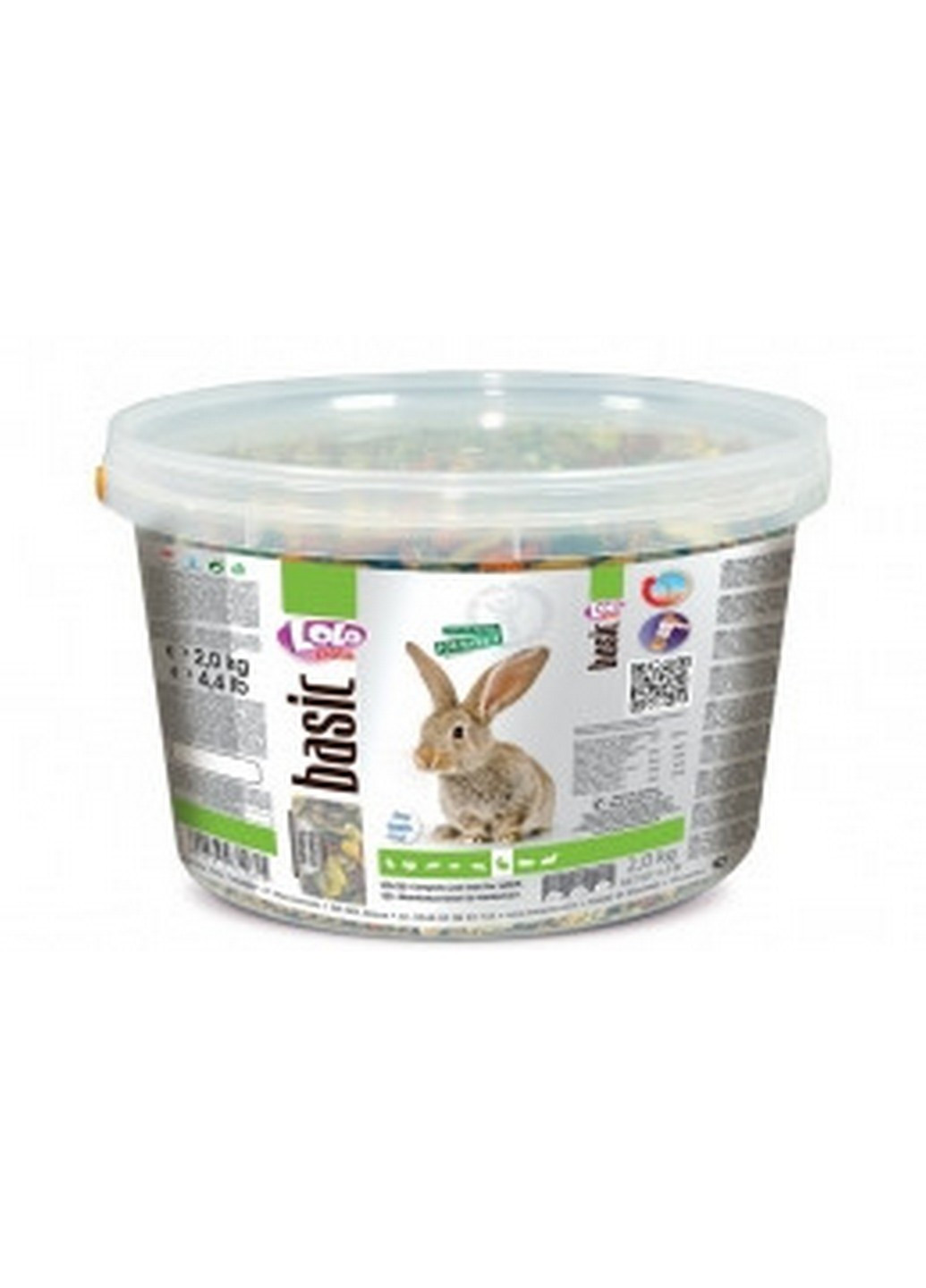 Полнорационный корм для кроликов, 2 кг LoloPets (202945010)