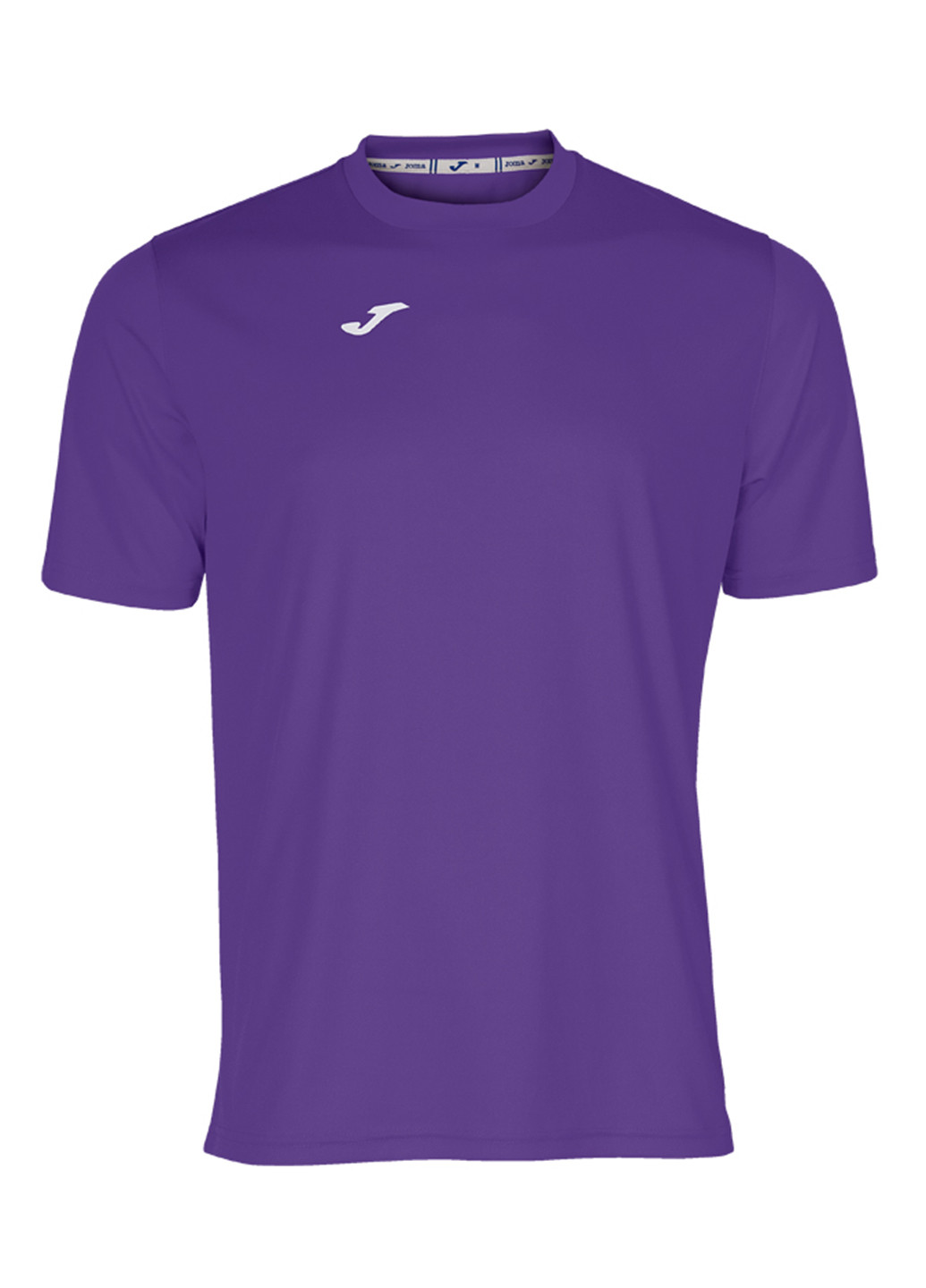 Фиолетовая летняя футболка с коротким рукавом Joma