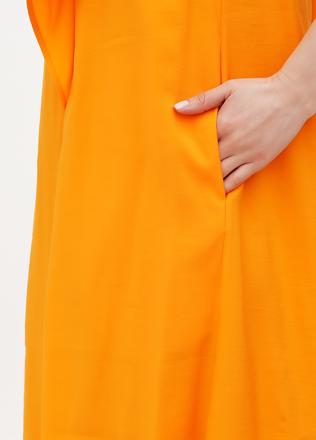 Желтое кэжуал платье а-силуэт Cos однотонное