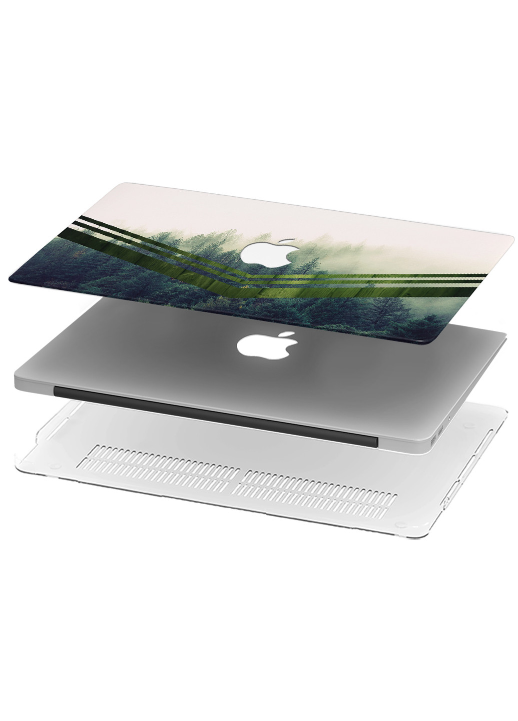 Чохол пластиковий для Apple MacBook Pro Retina 15 A1398 Ліс (Forest) (6353-1929) MobiPrint (218539771)