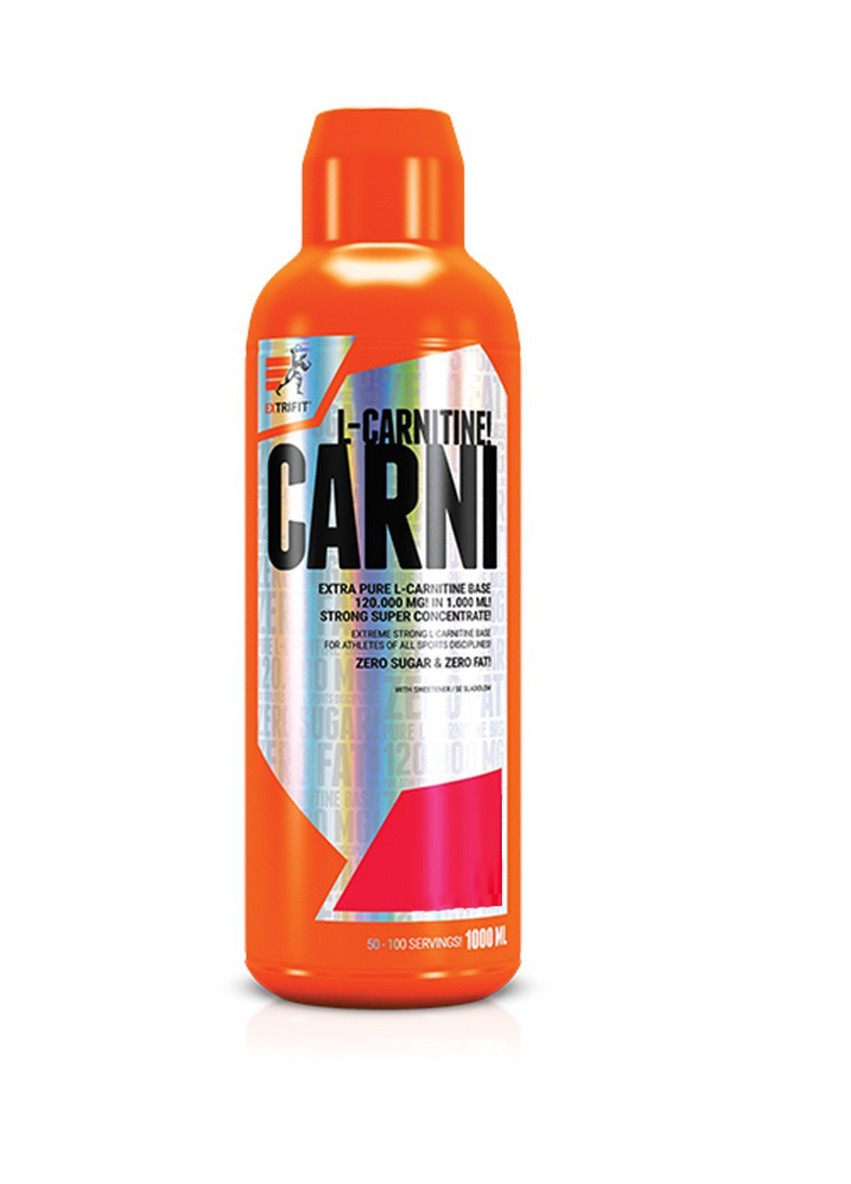 Жироспалювач L-карнітин Carni 120000 1000ml Wild Strawberry Extrifit (232870389)