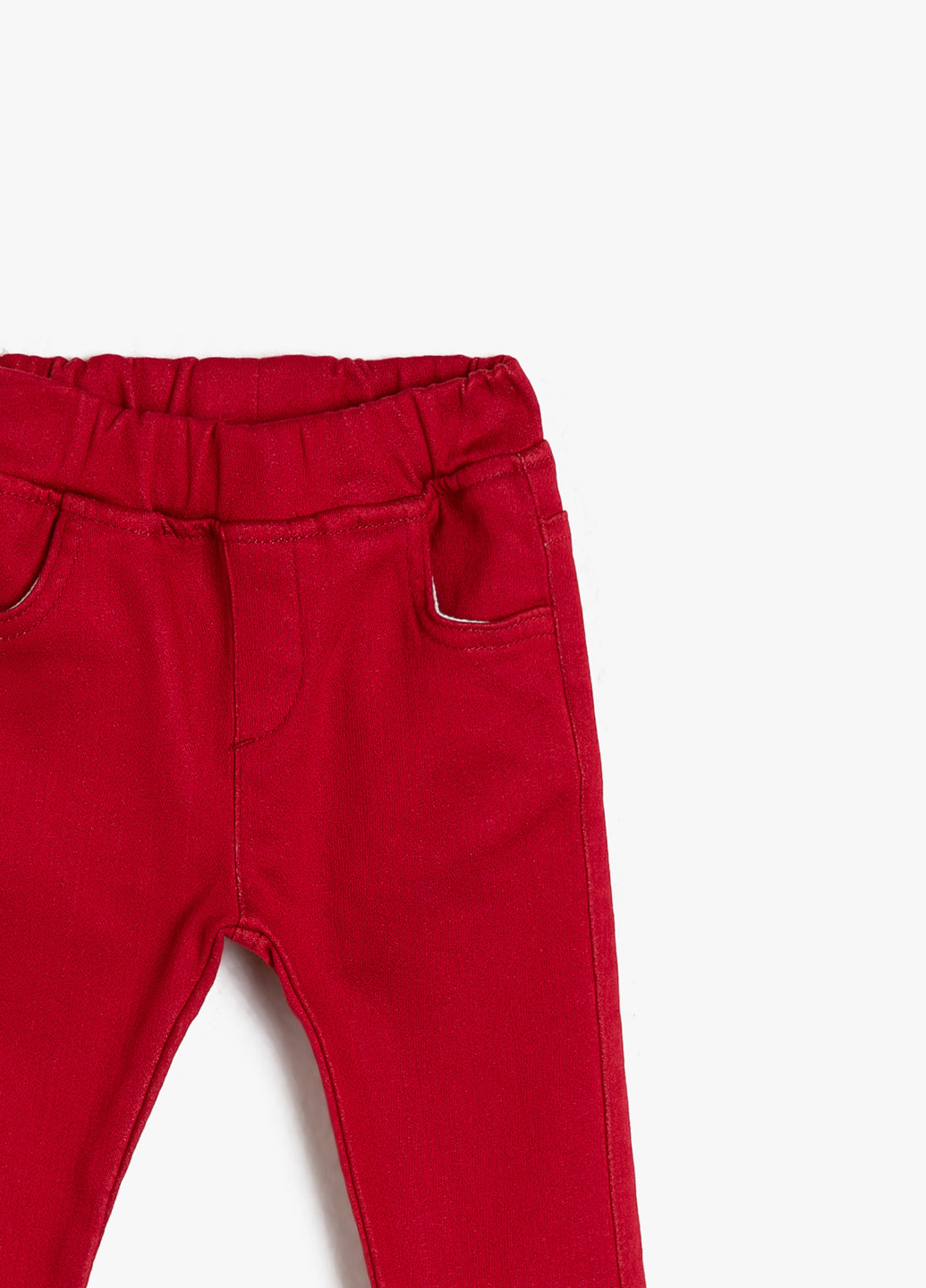 Красные кэжуал демисезонные брюки зауженные KOTON