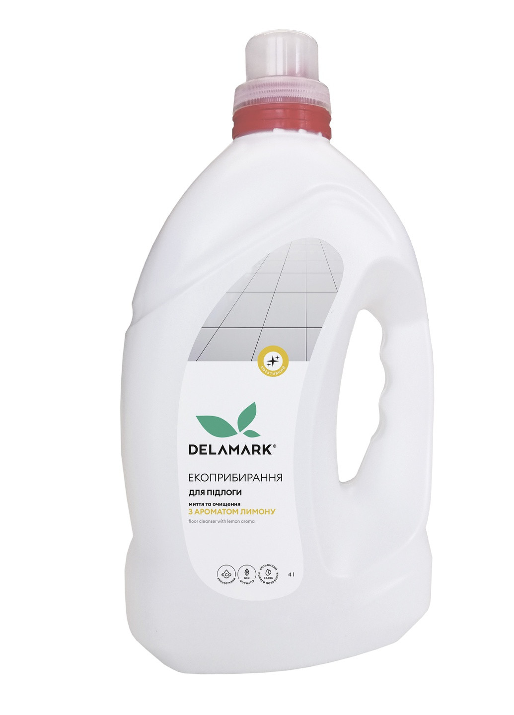 Средство для мытья пола с ароматом лимона 4 л (4820152332103) DeLaMark (255259037)
