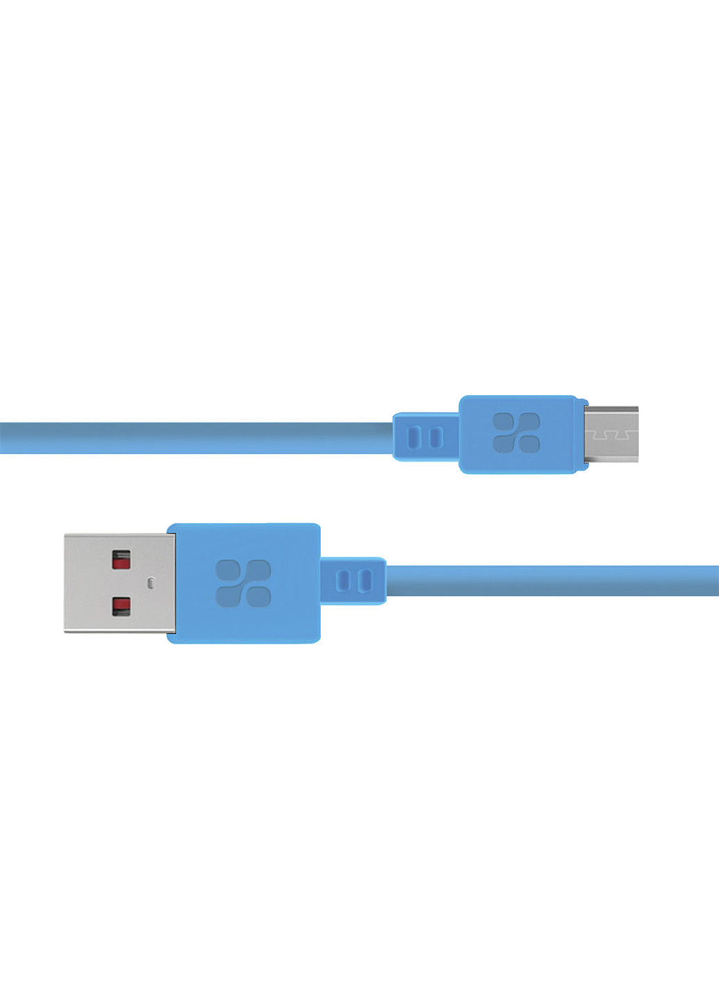 Кабель MicroCord-2 USB - microUSB 2 м Blue Promate microcord-2.blue (188706486)