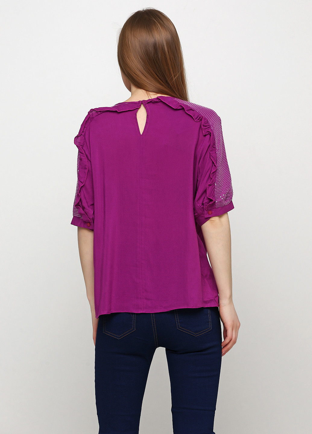Фіолетова літня блуза Ruta-S