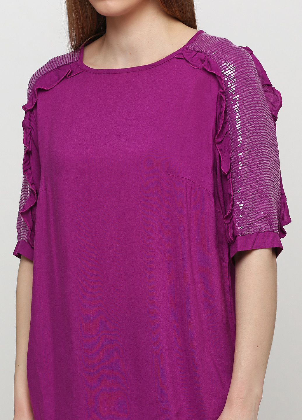 Пурпурная летняя блуза Ruta-S