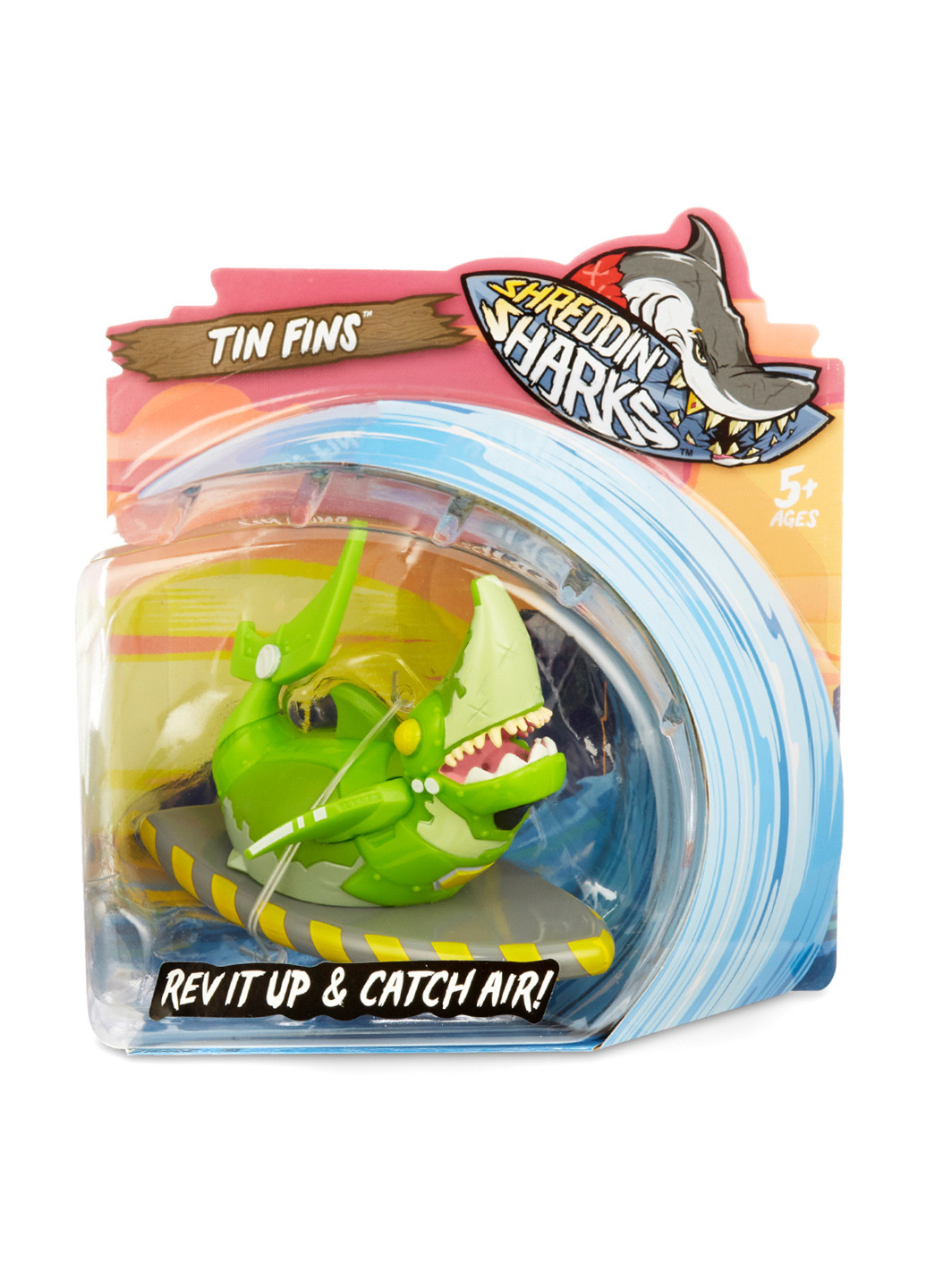 Фингерборд с фигуркой shreddin' sharks - tin fins Shreddin Sharks (155062342)