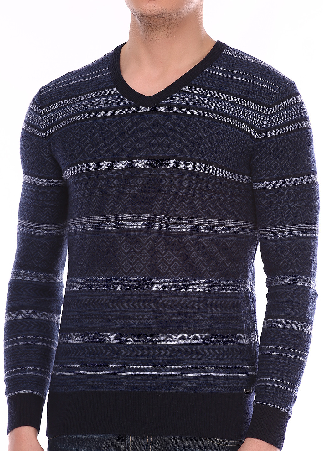 Темно-синий демисезонный пуловер пуловер Colin's