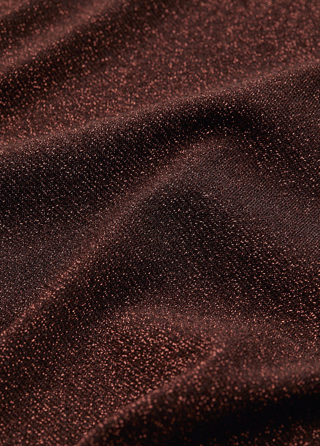 Коричнева кежуал сукня бандо H&M однотонна