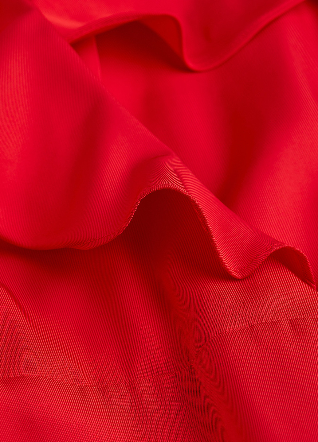 Красное кэжуал платье оверсайз H&M однотонное