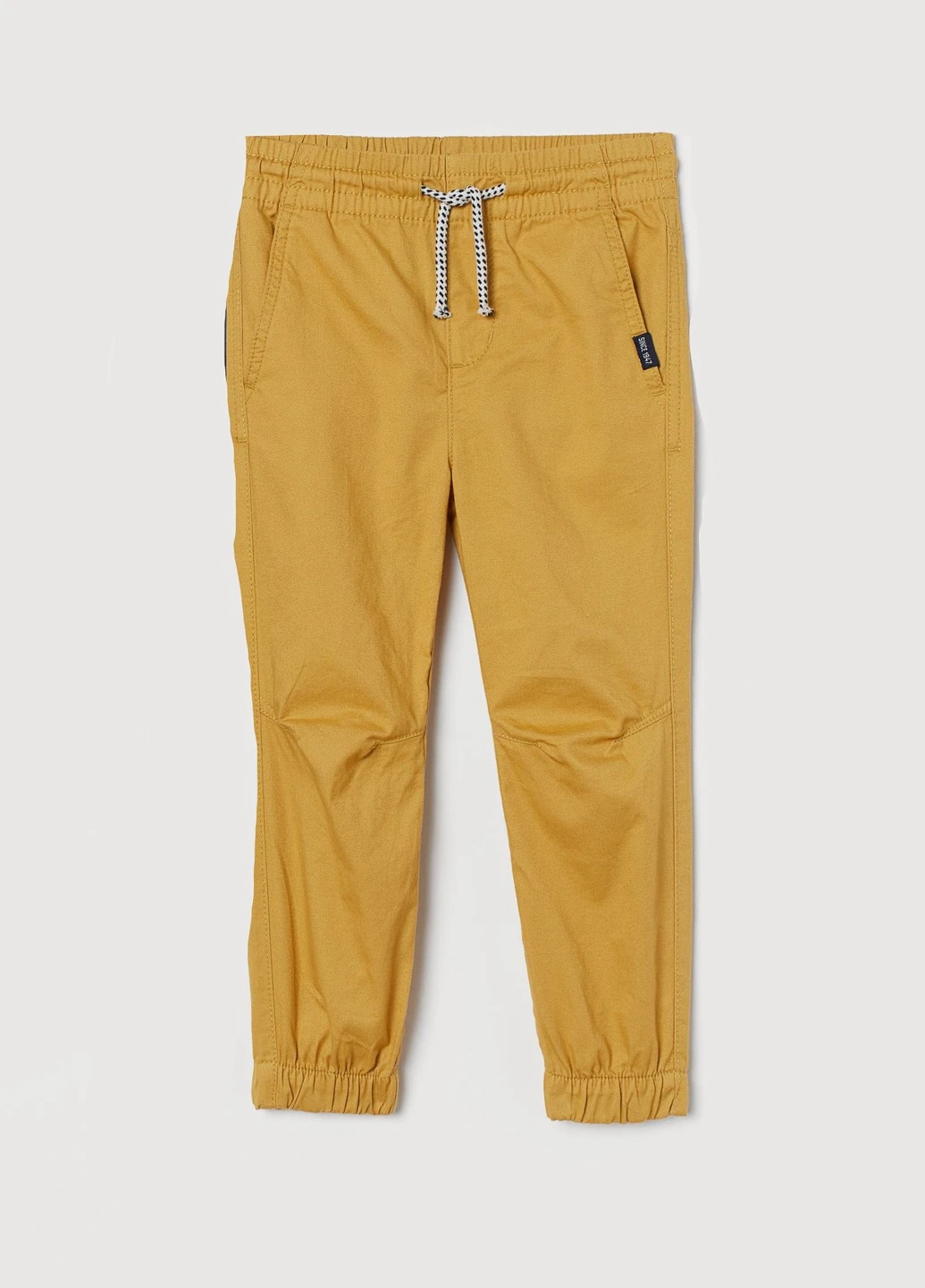 Горчичные кэжуал летние брюки H&M
