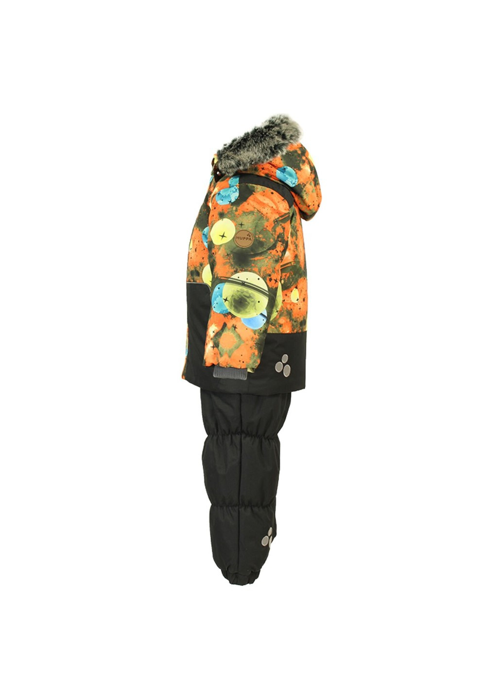 Оранжевый зимний комплект зимний (куртка + полукомбинезон) russel Huppa