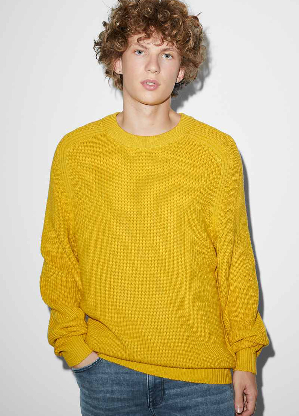 Горчичный демисезонный джемпер джемпер C&A