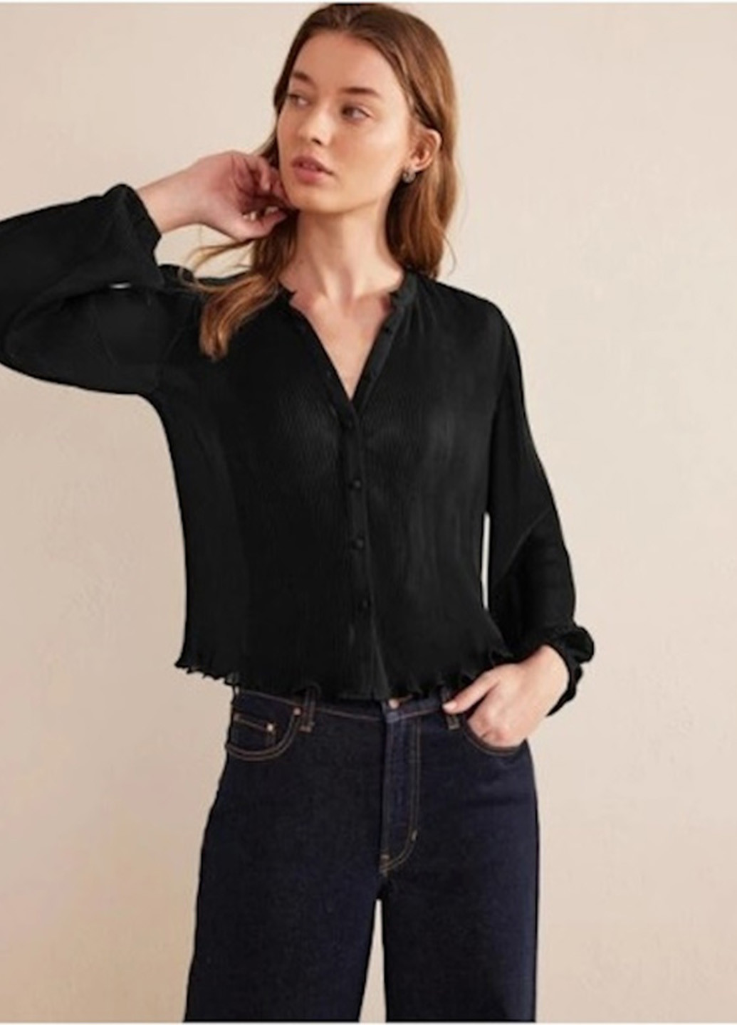 Чорна блуза Boden