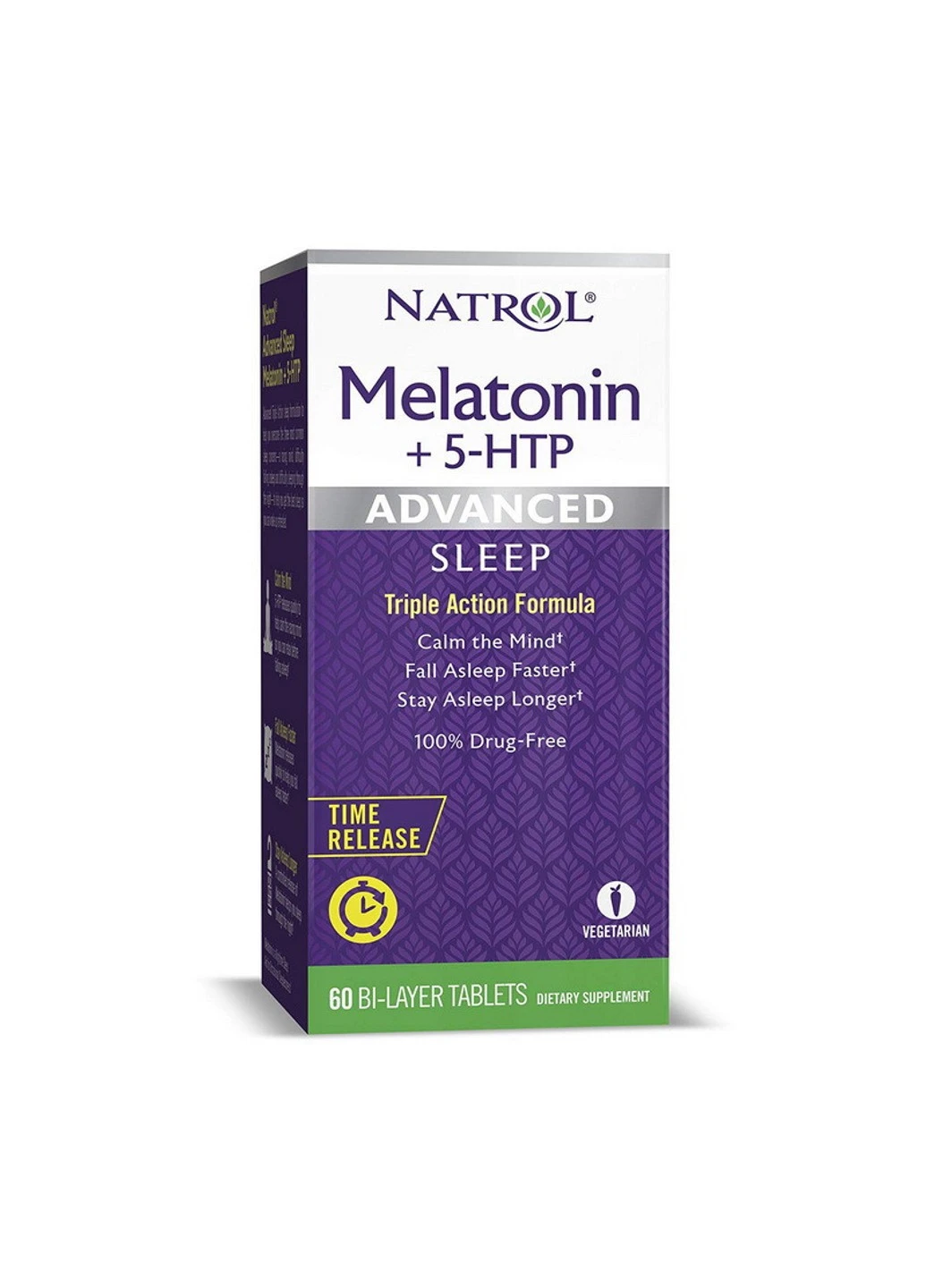 Мелатонін Melatonin + 5-htp (60 таб) натролит Natrol (255408009)