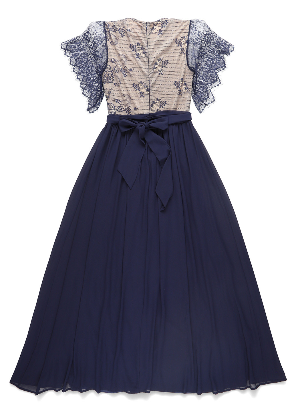 Темно-синя вечірня сукня кльош Forever Unique однотонна