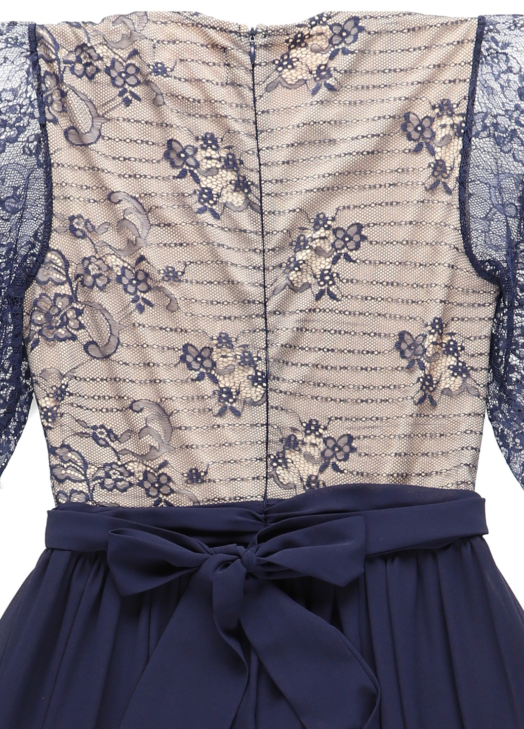 Темно-синя вечірня сукня кльош Forever Unique однотонна