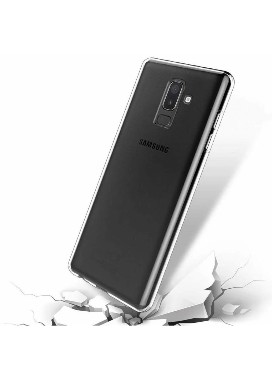 Чохол для мобільного телефону (смартфону) Laudtec для SAMSUNG Galaxy J8 2018 Clear tpu (Transperent) (LC-GJ810T) BeCover (201493667)