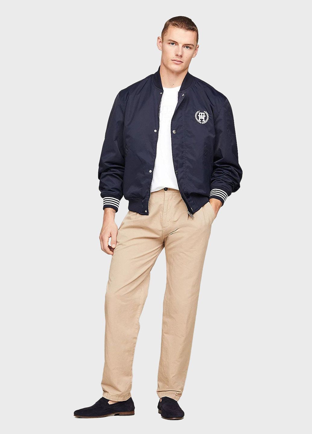 Бомбер двухсторонний Tommy Hilfiger на кнопках, на молнии (307026052)