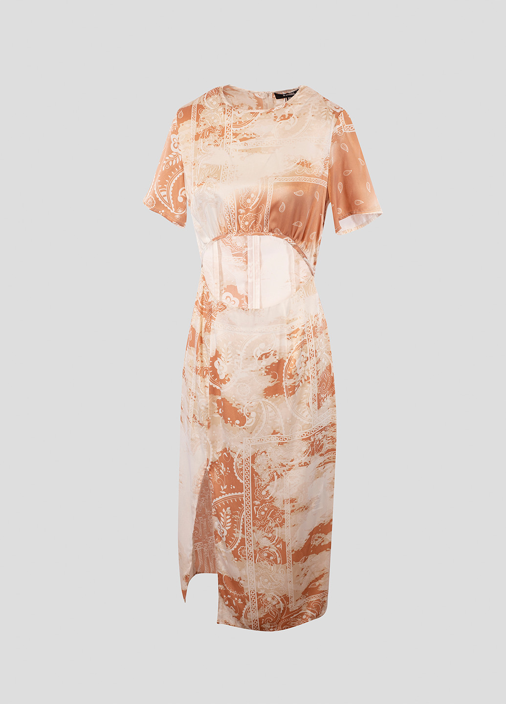 Комбинированное кэжуал платье платье-футболка Missguided тай-дай