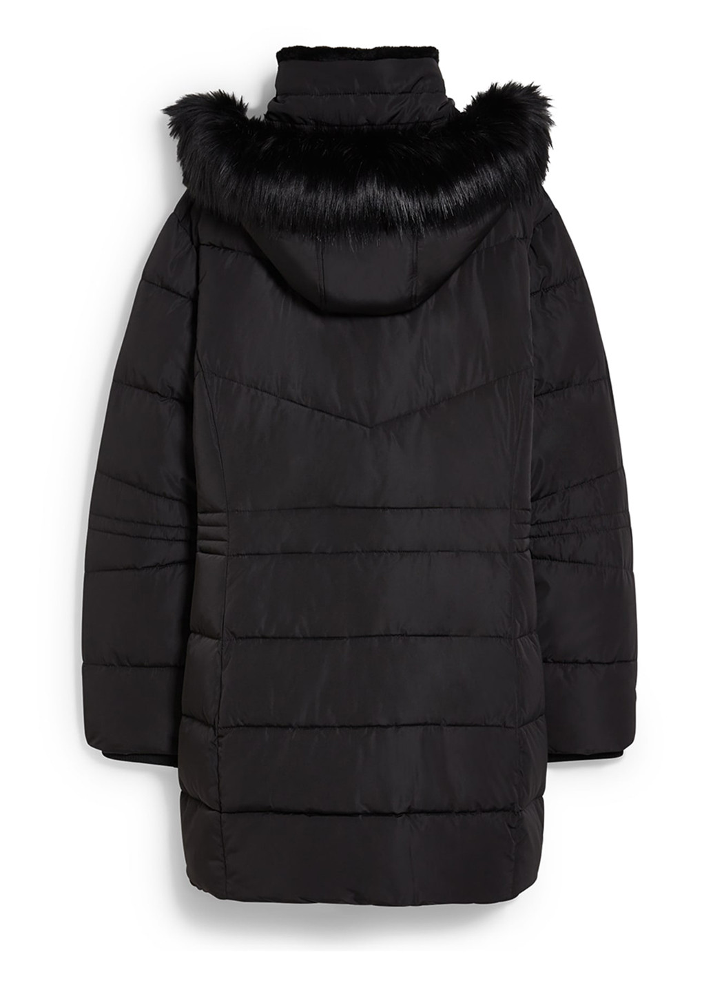 Чорна зимня куртка C&A