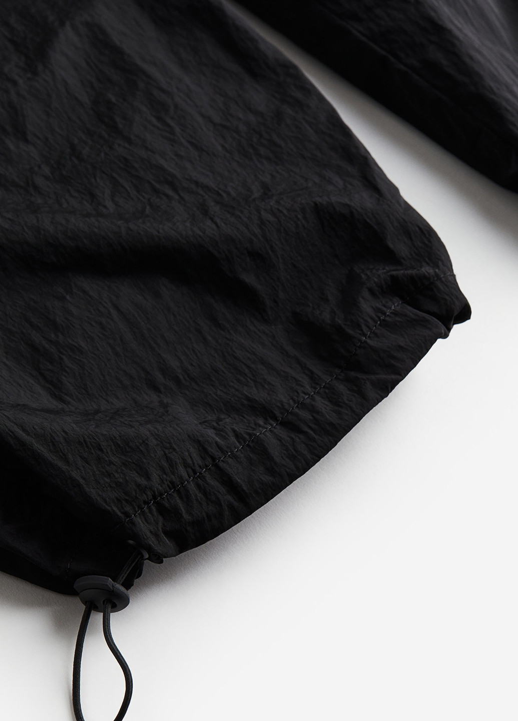 Черные кэжуал летние прямые брюки H&M