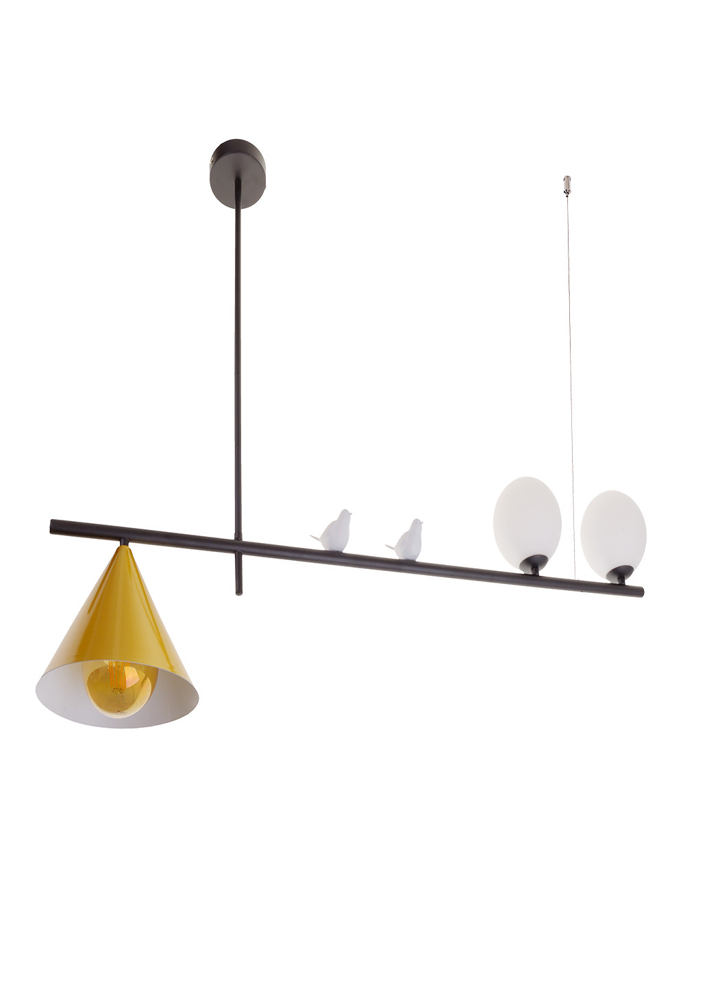 Стельова люстра BR-01 637S/1 E27 + 2 G9 BK Brille (251891758)