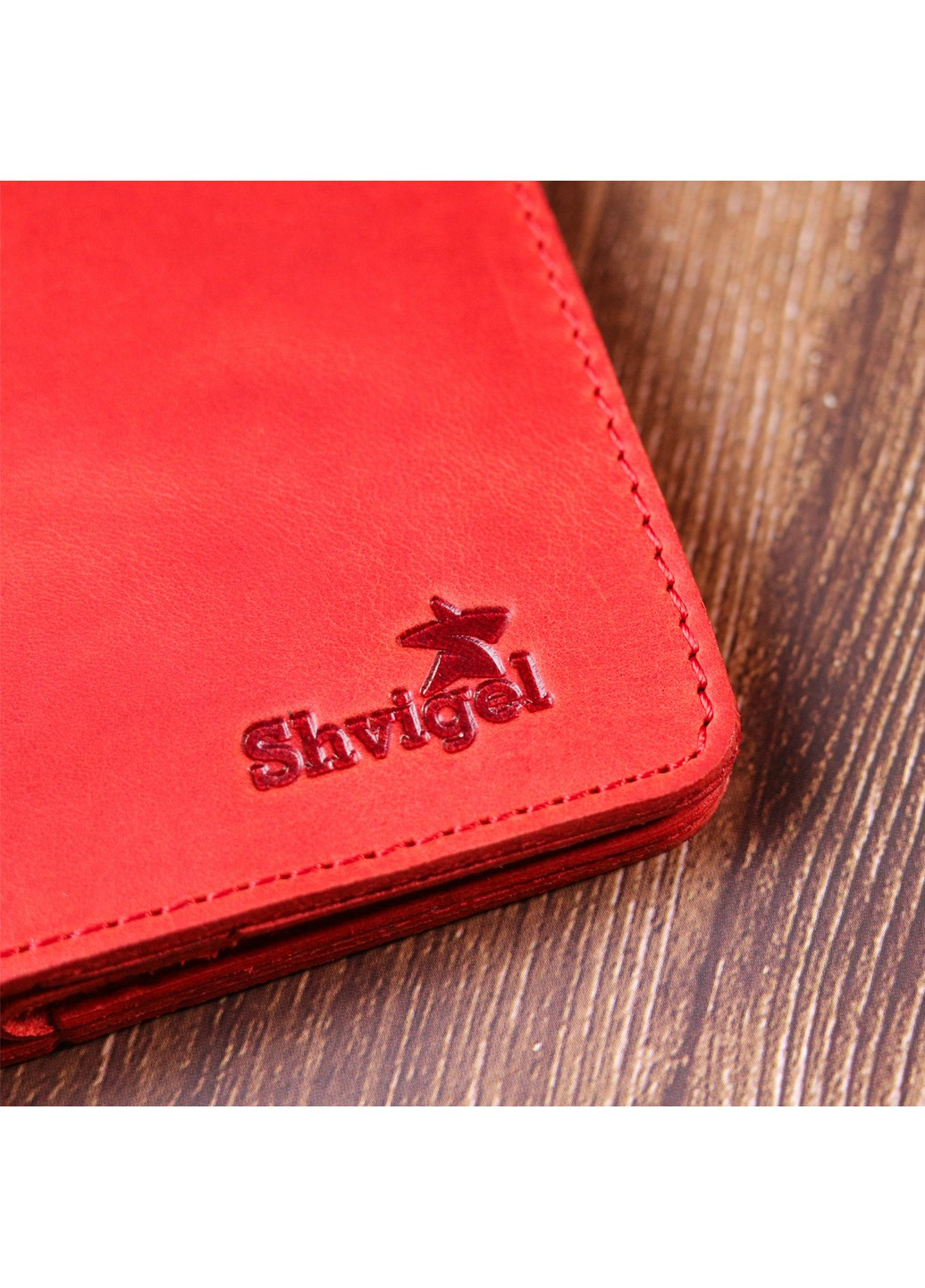 Портмоне кожаное женское 9,3х9,5х1,3 см Shvigel (255375358)
