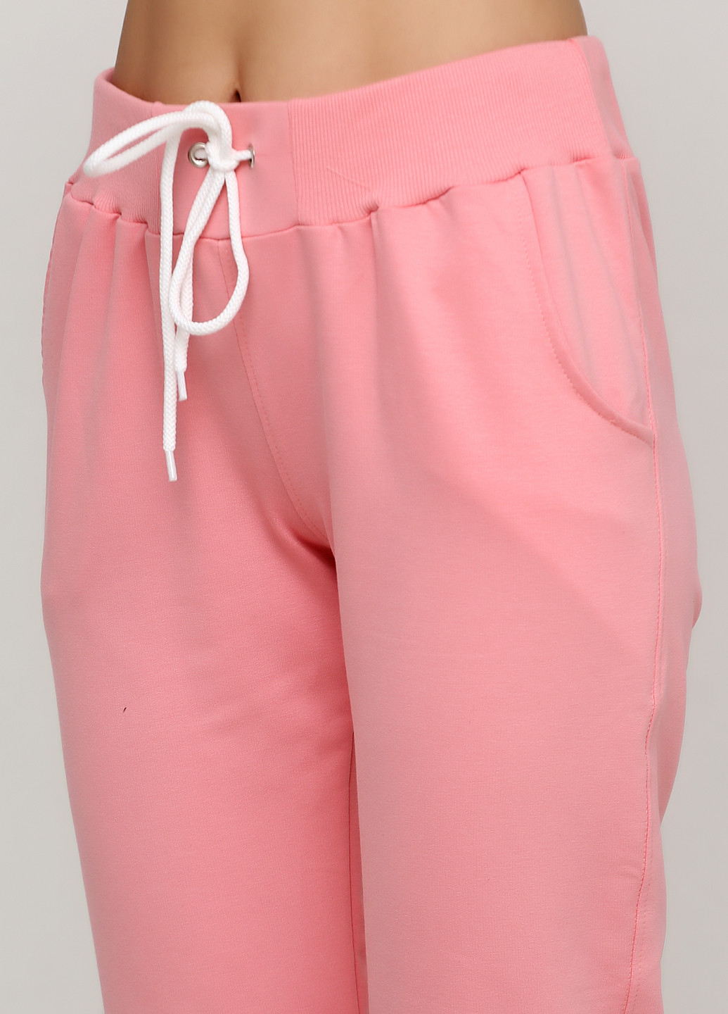 Розовые спортивные демисезонные зауженные брюки Shik