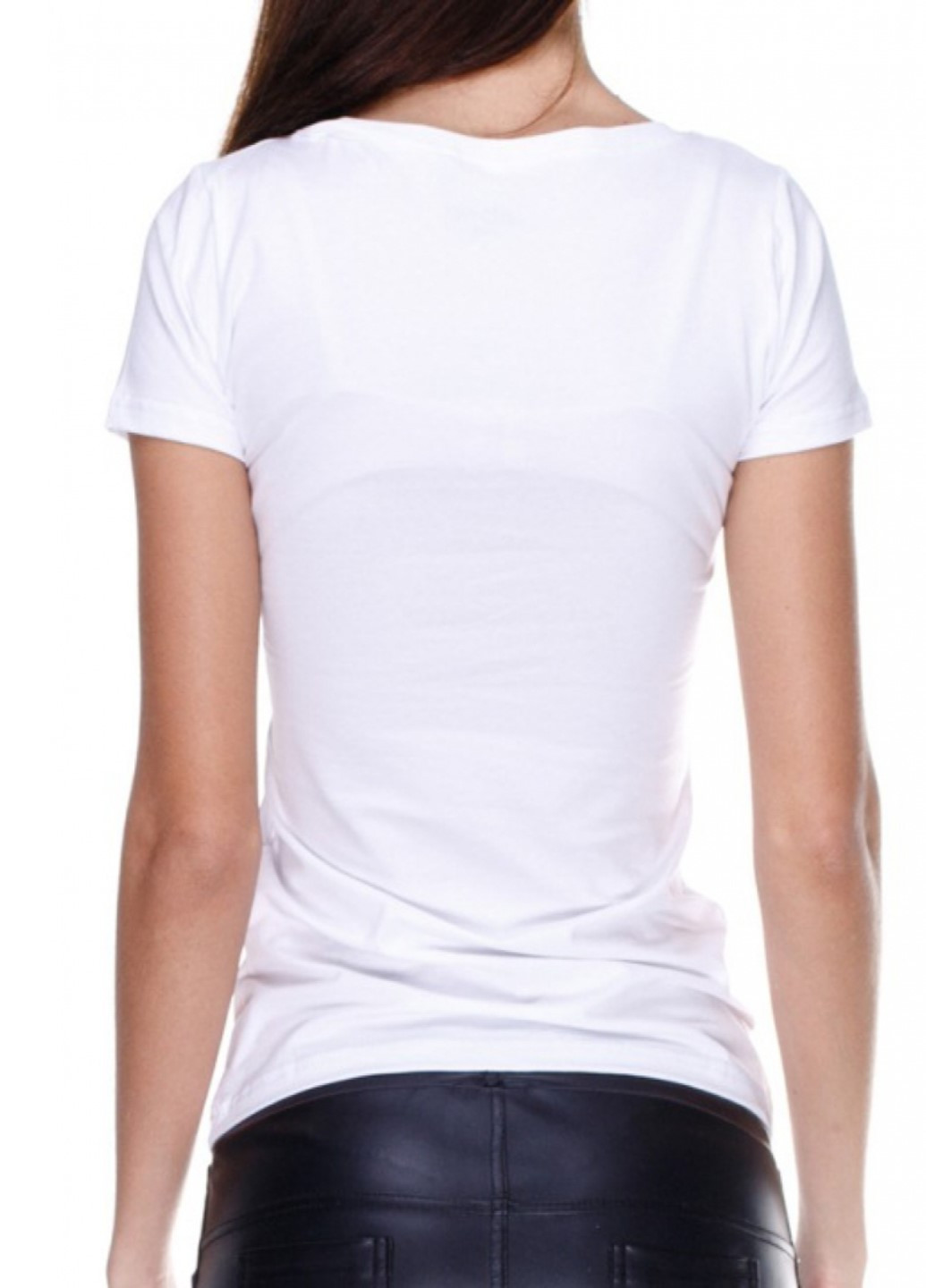 Белая летняя футболка Jiber