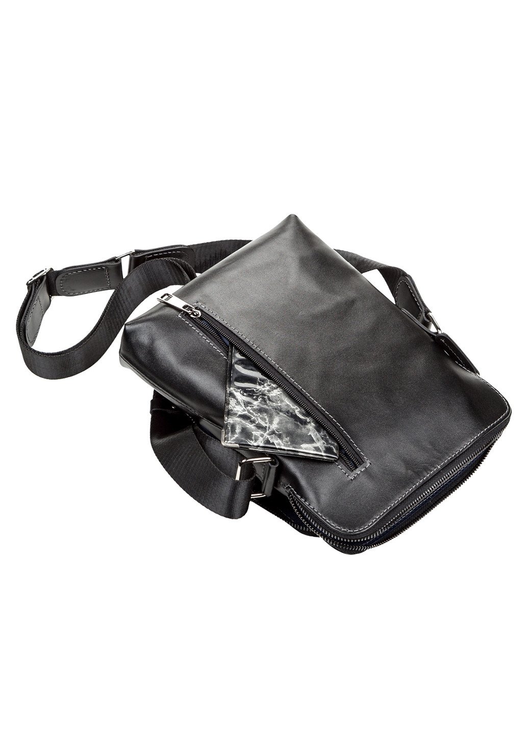 Мужская кожаная сумка 21х26х5 см Shvigel (252128737)