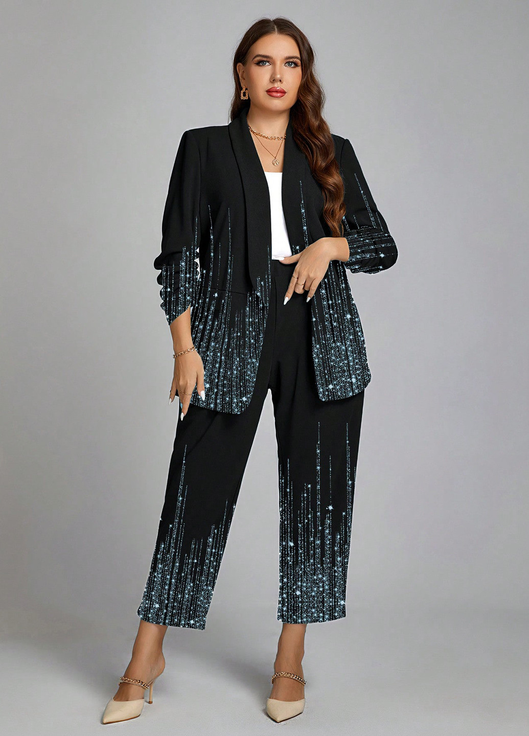 Костюм (жакет, брюки) SHEIN (365779559)