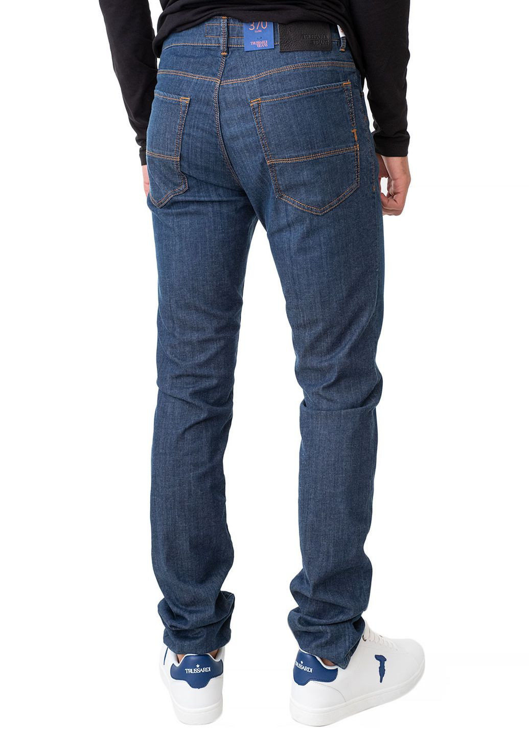 Синие летние джинсы Trussardi Jeans