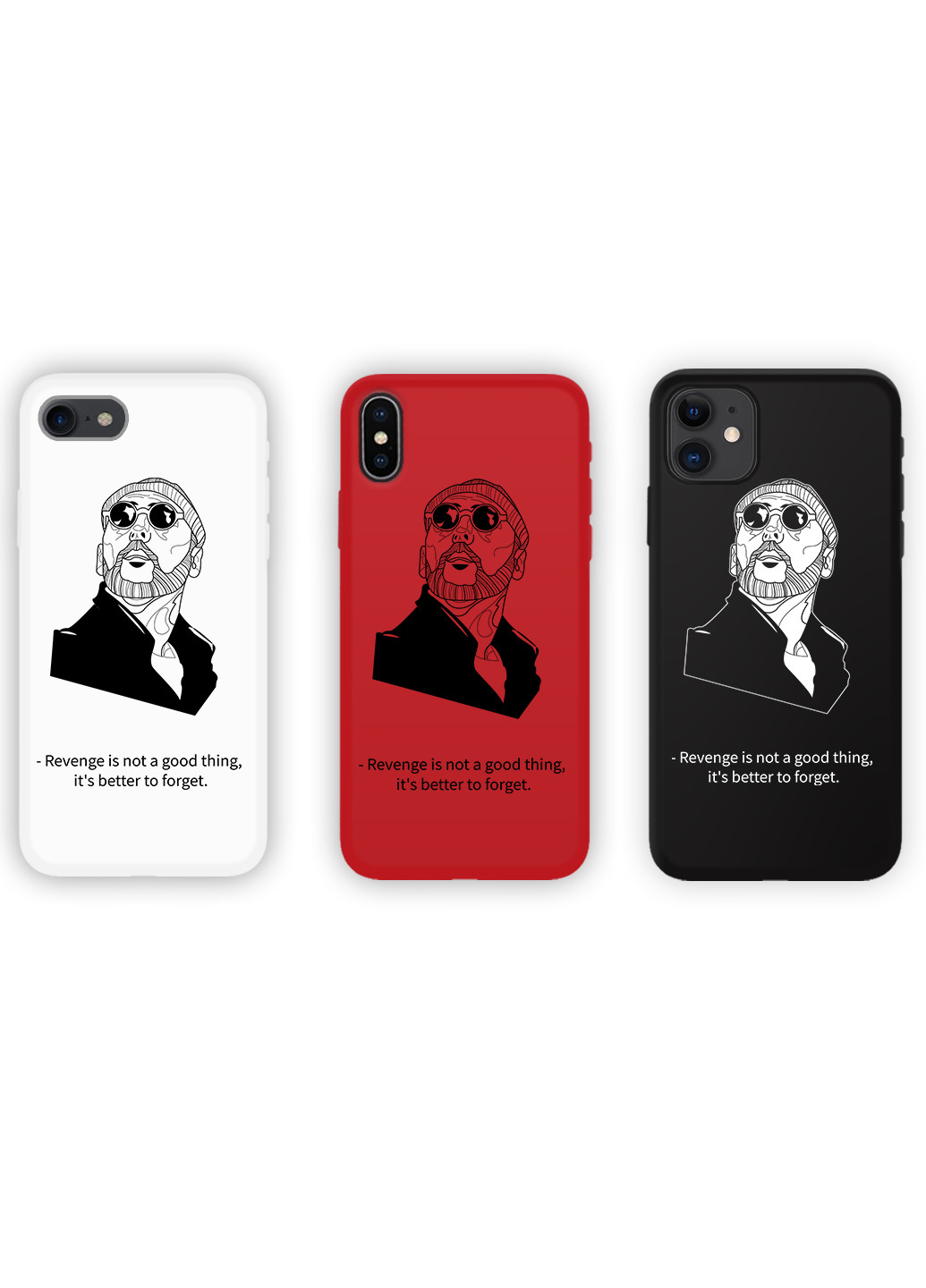 Чохол силіконовий Apple Iphone 7 plus Леон кілер (Leon) (17364-1451) MobiPrint (219777074)