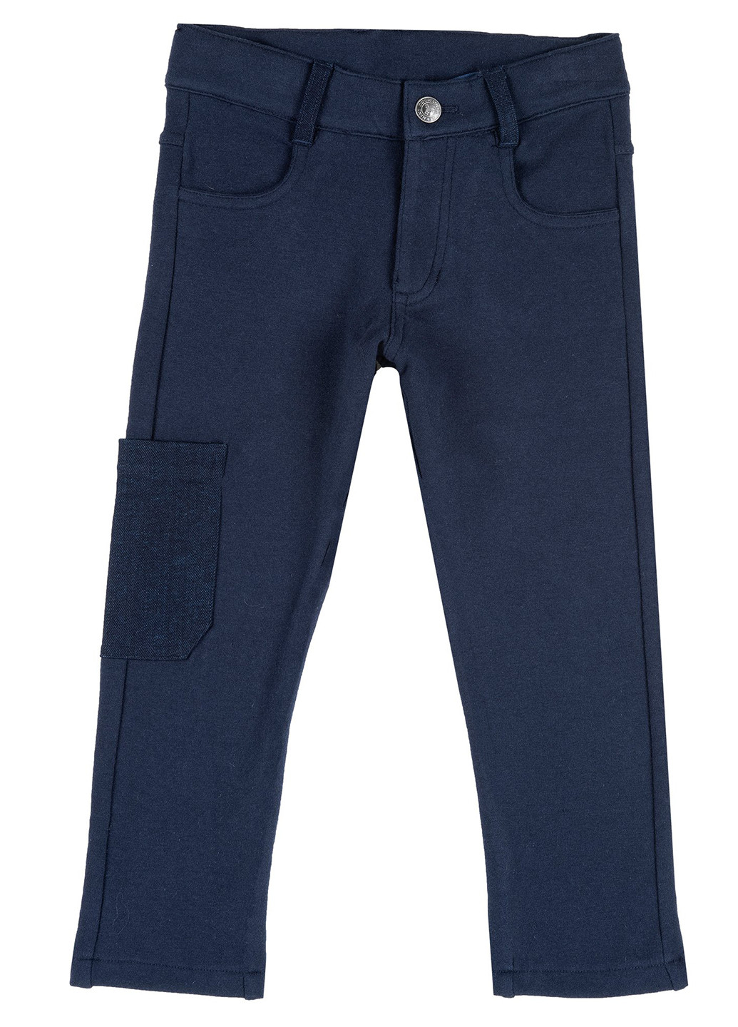 Темно-синие кэжуал демисезонные брюки прямые Chicco