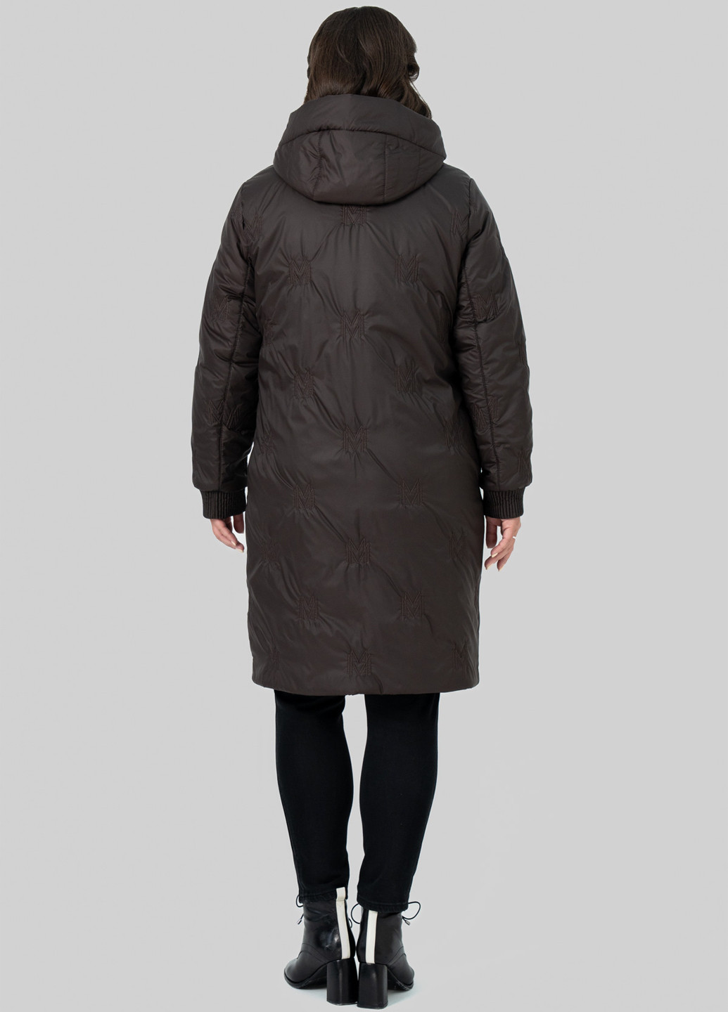 Темно-коричневая зимняя куртка A'll Posa