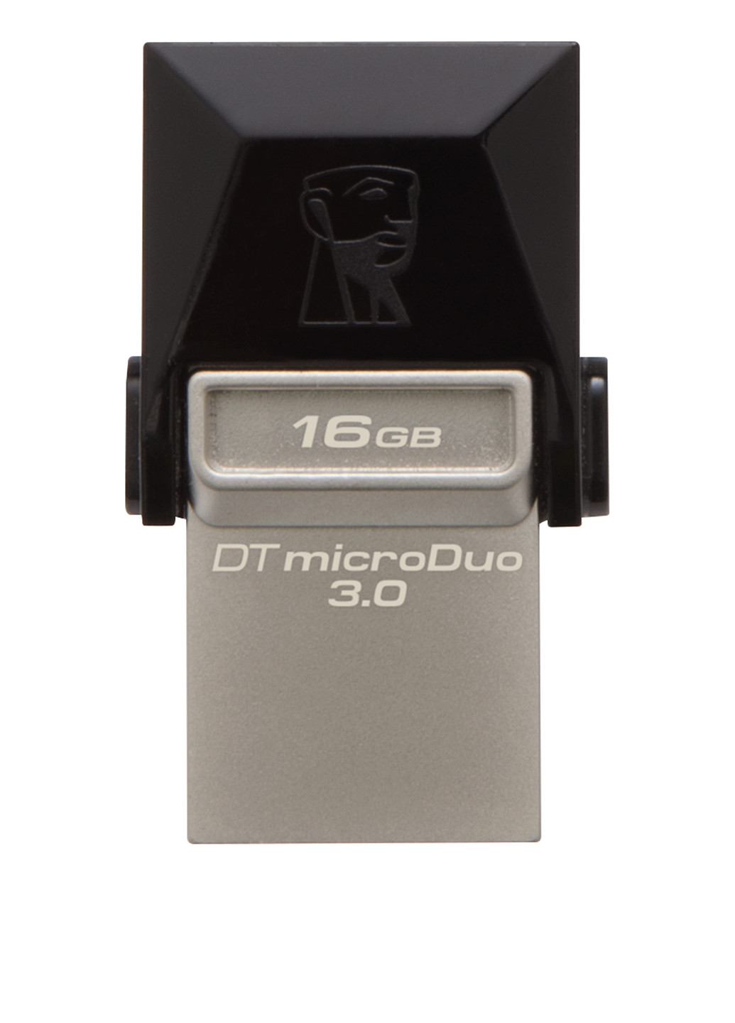 Флеш пам'ять USB DataTraveler microDuo 16GB (DTDUO3 / 16GB) Kingston Флеш память USB Kingston DataTraveler microDuo 16GB (DTDUO3/16GB) сріблясті