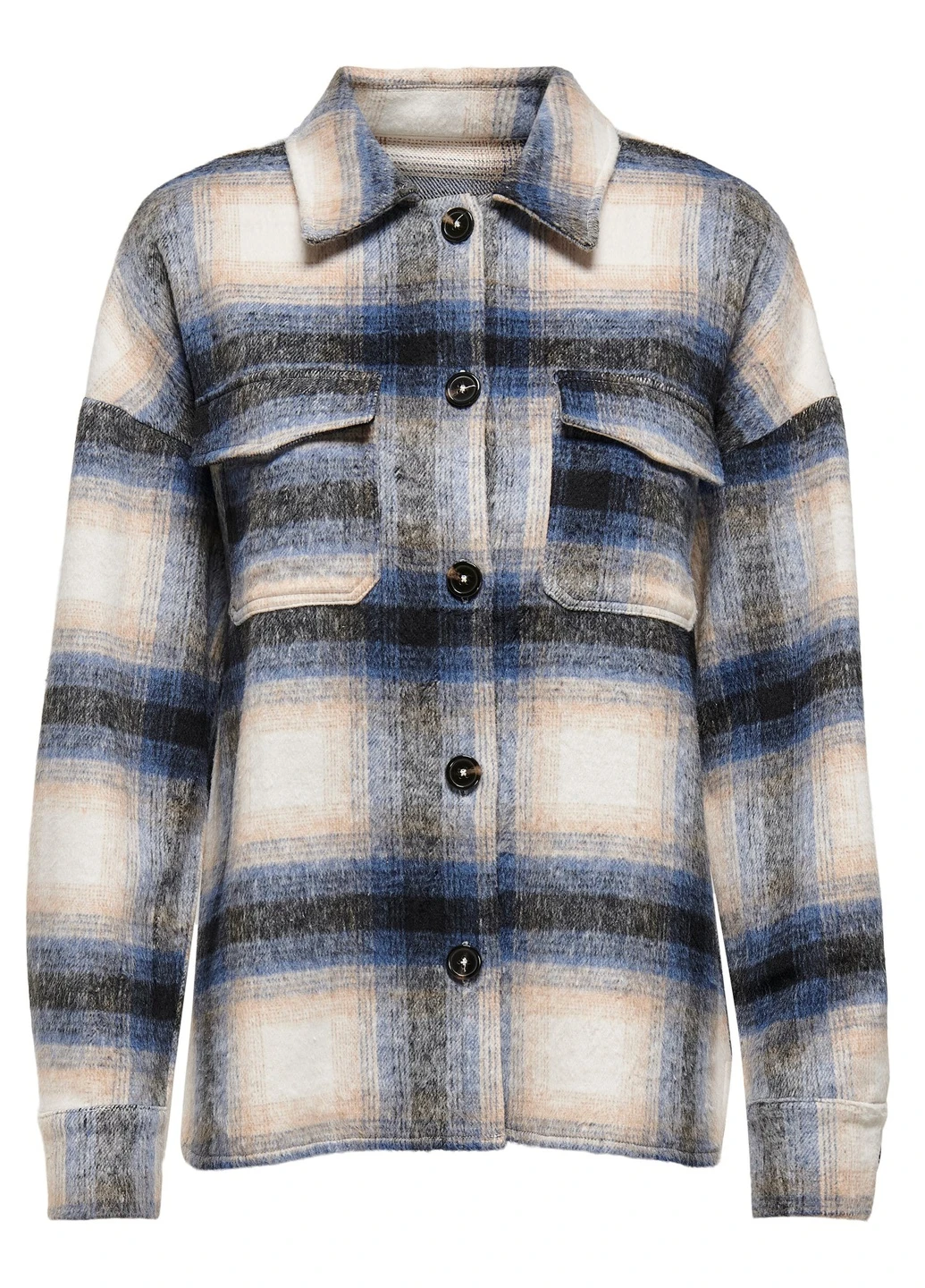 Бежевая кэжуал рубашка Only