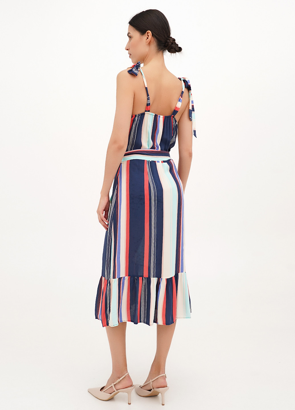 Синя кежуал сукня Vicolo в смужку