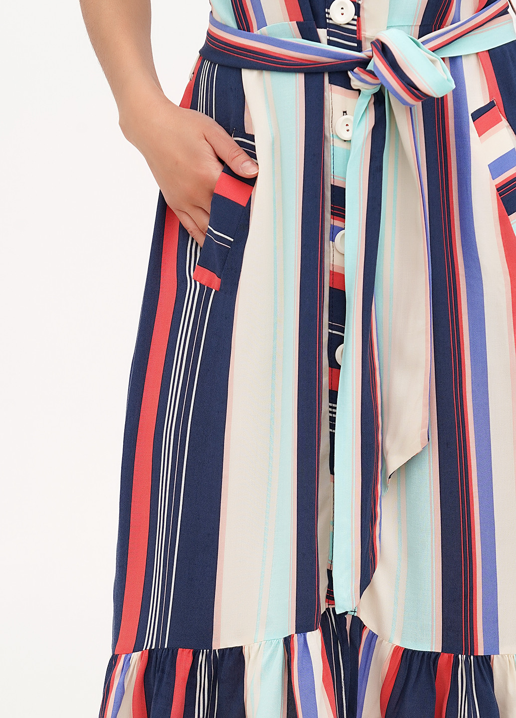 Синя кежуал сукня Vicolo в смужку