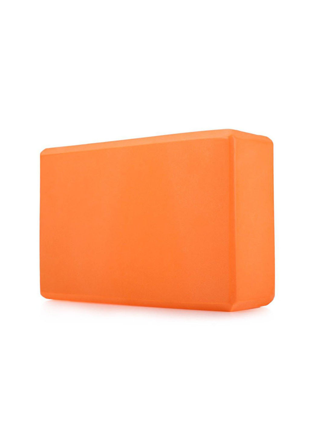 Блок для йоги (йога блок, кирпич для йоги) оранжевый EasyFit (236530219)