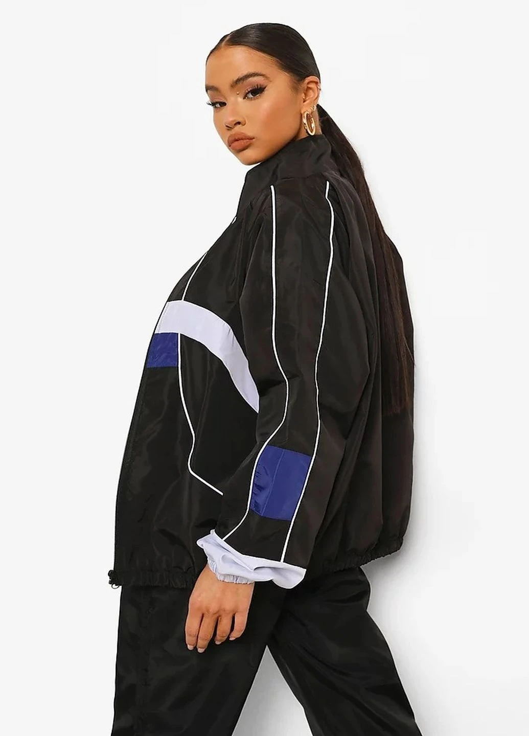 Чорна демісезонна куртка Boohoo