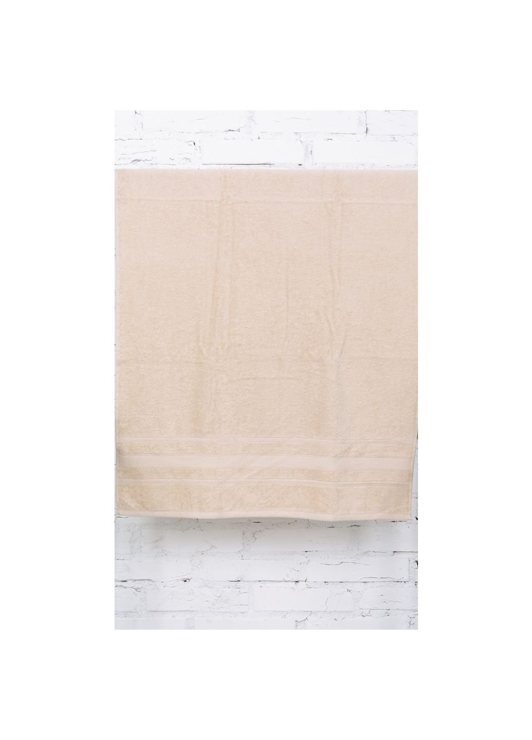 Mirson полотенце банное №5014 softness beige 40x70 см (2200003181647) бежевый производство - Украина