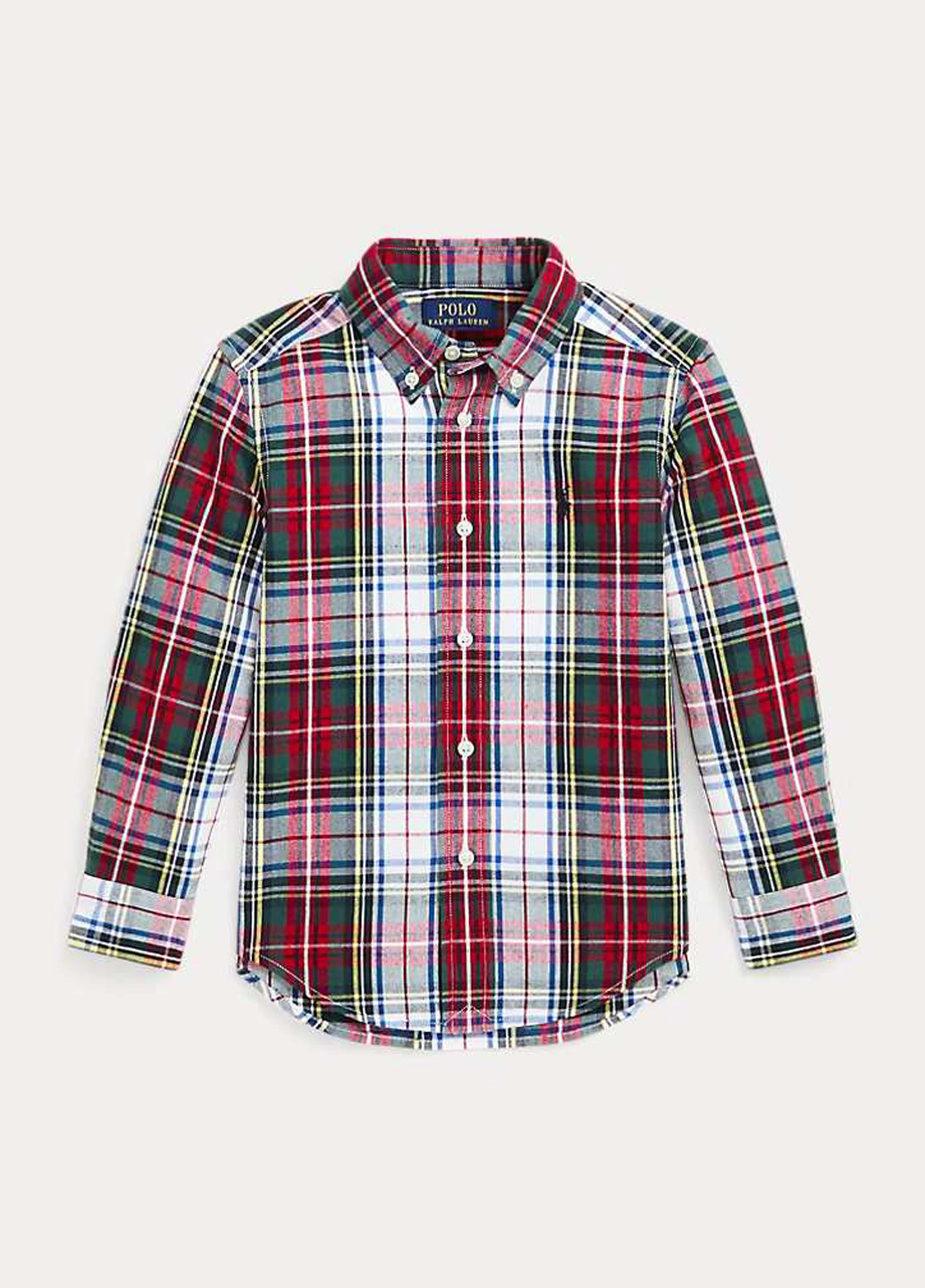 Цветная кэжуал рубашка в клетку Ralph Lauren