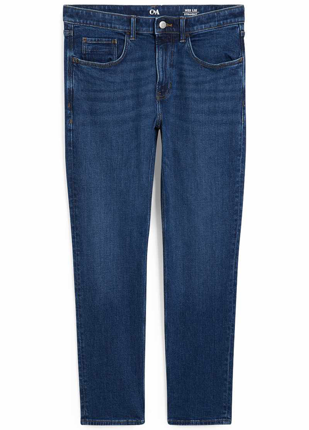 Темно-синие демисезонные зауженные джинсы C&A