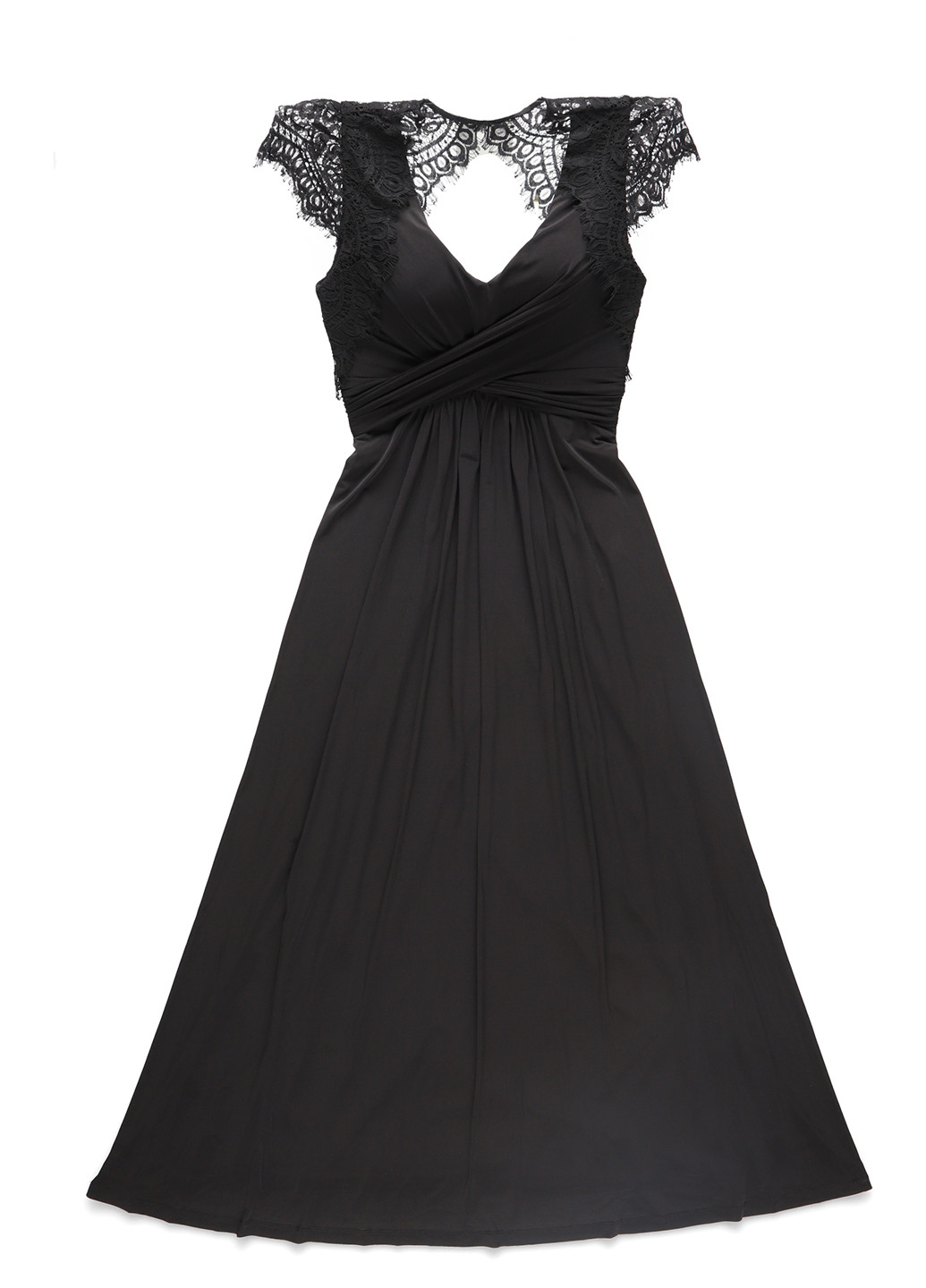 Черное праздничный, коктейльное платье клеш Swing однотонное