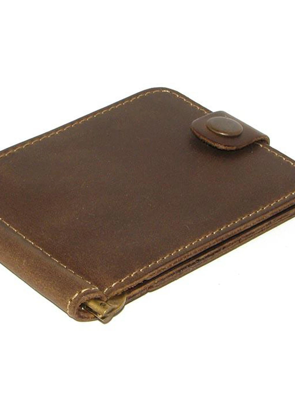 Зажим для денег DNK Зажим-H col.G оливковый DNK Leather (253933532)