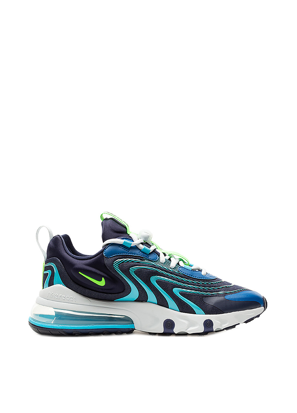 Синие всесезонные кроссовки Nike AIR MAX 270 REACT ENG